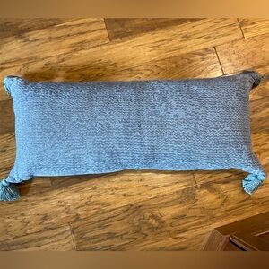 Pottery Barn Samuel Handmade Lumbar Pillow with Tassels